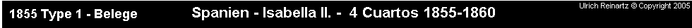 1855 Type 1 - Belege